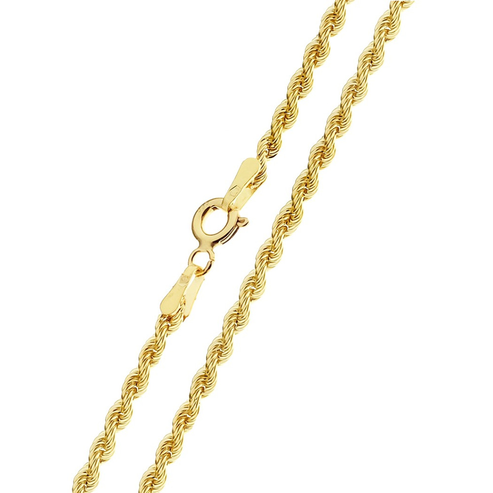 Goldkette Halskette Kordelkette Kord Kette Collier Rope Gelbgold 585er 14KT