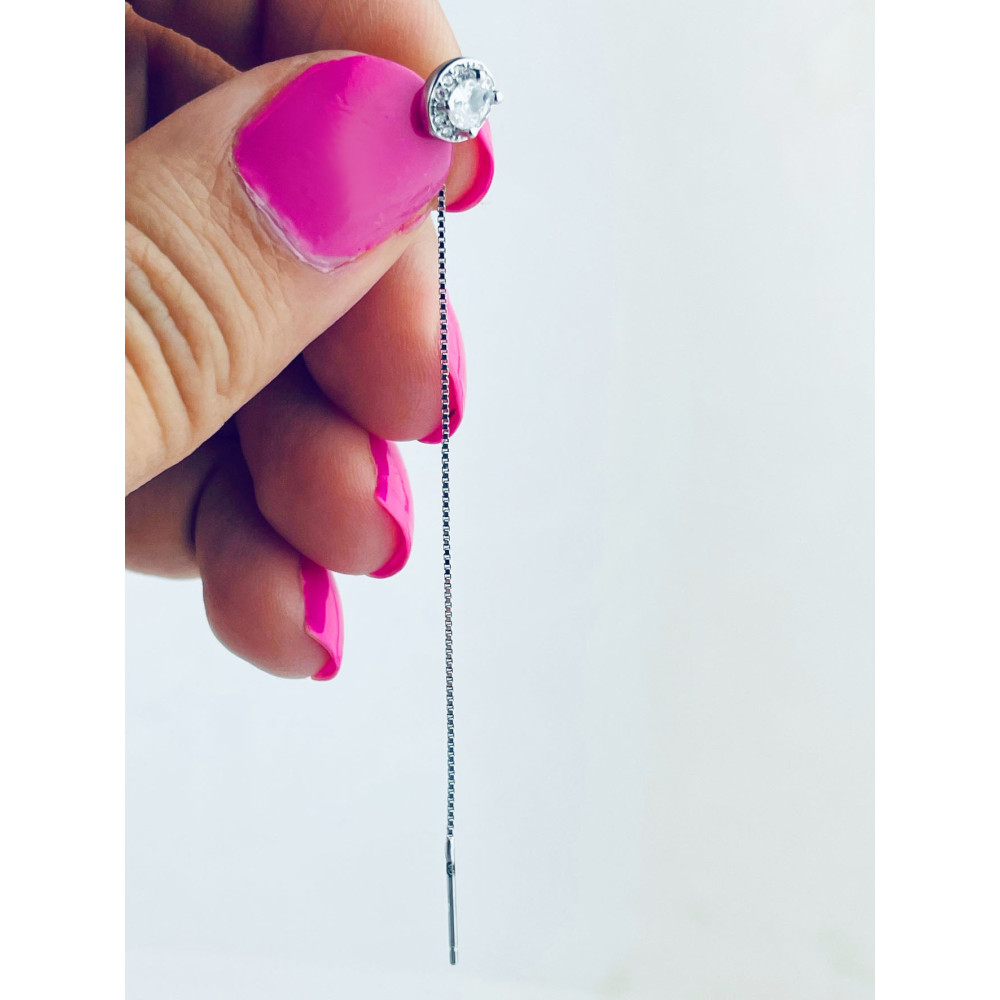 925 Silber Ohrringe mit Zirkonia