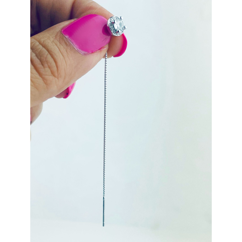 925 Silber Ohrringe mit Zirkonia