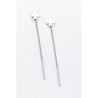 925 Silber Ohrringe Kleeblatt