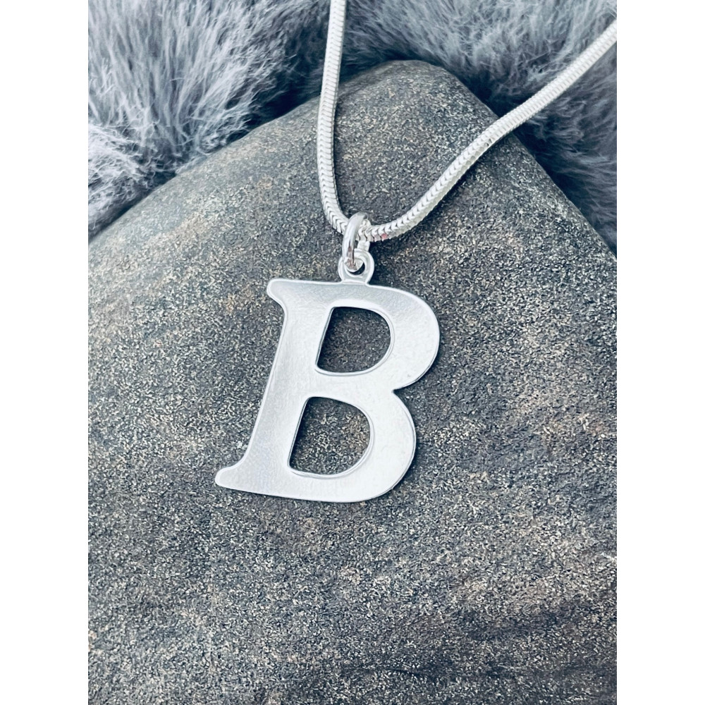 Silber Anhänger Buchstabe A Kettenanhänger