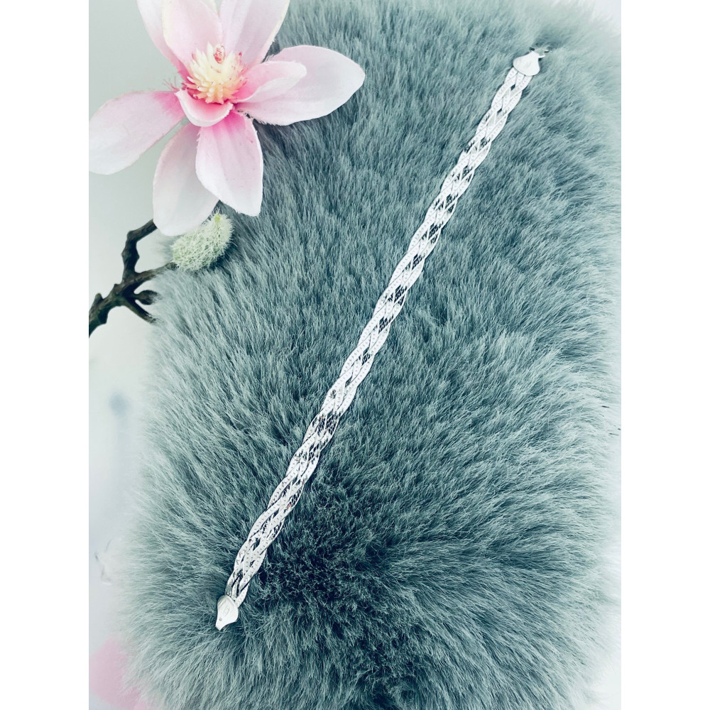 Silberarmband 925 Bracelet Braid