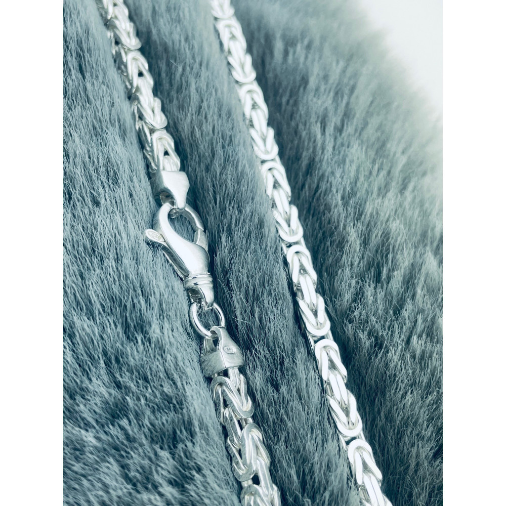 925 Silber königliches Halskette