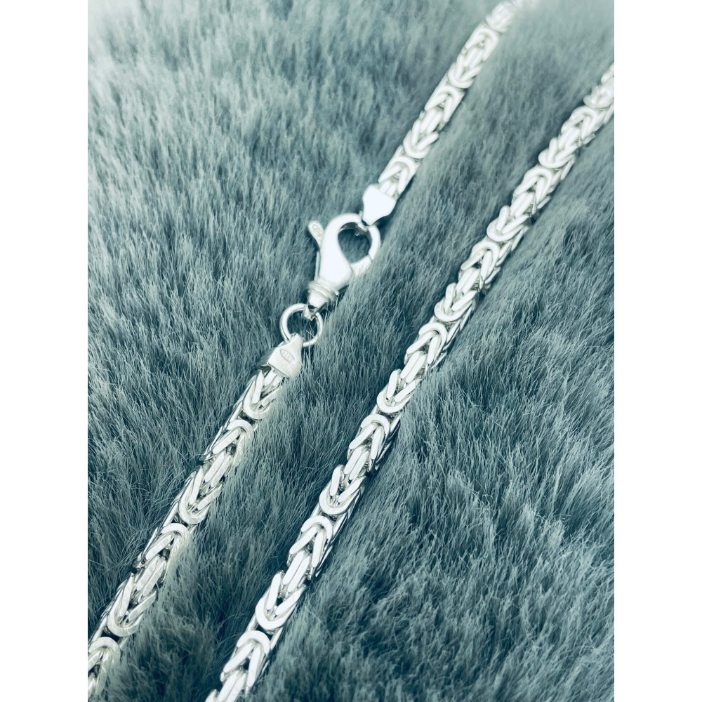 925 Silber königliches Halskette