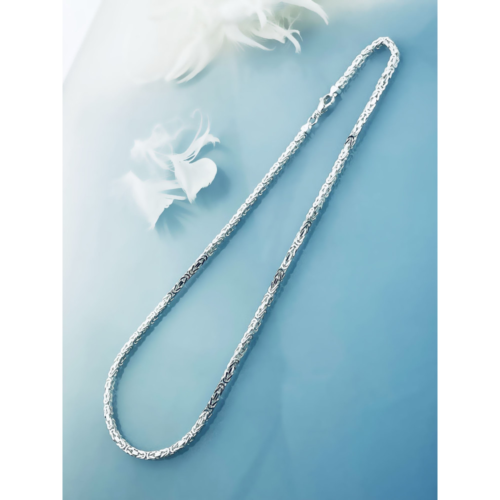 925 Silber königliches Halskette