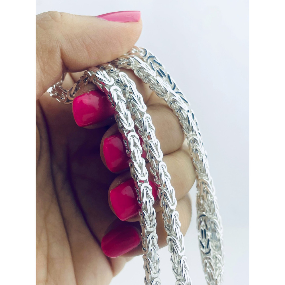 925 Silber königliches Halskette