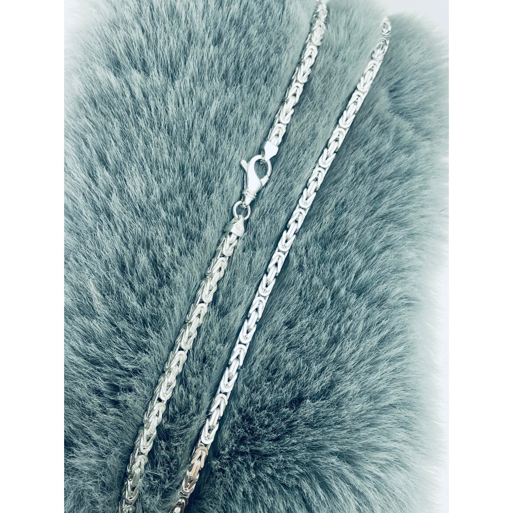 925 Silber königliches Halskette