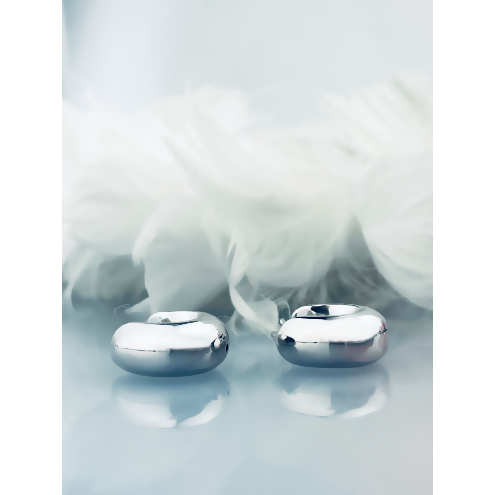 Kreis 925 Silber Ohrringe Damen