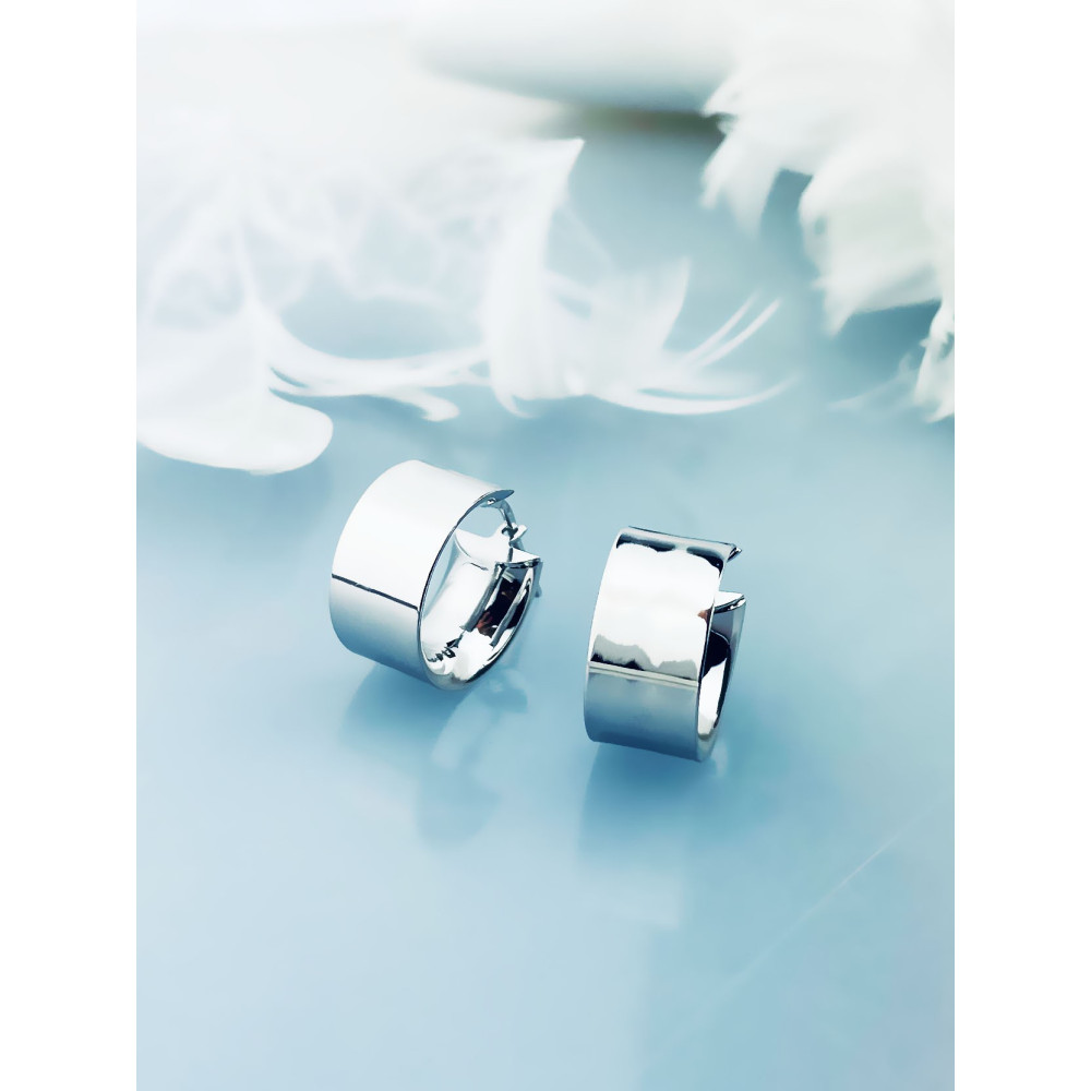 Kreis 925 Silber Ohrringe Damen