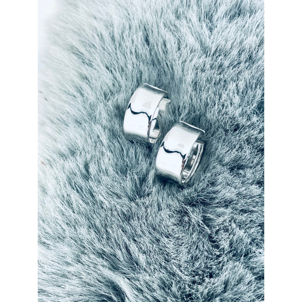 Kreis 925 Silber Ohrringe Damen