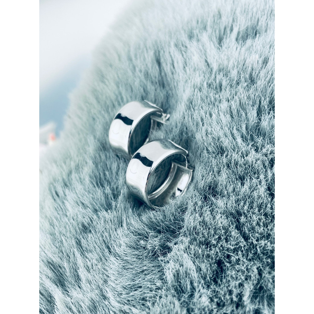 Kreis 925 Silber Ohrringe Damen