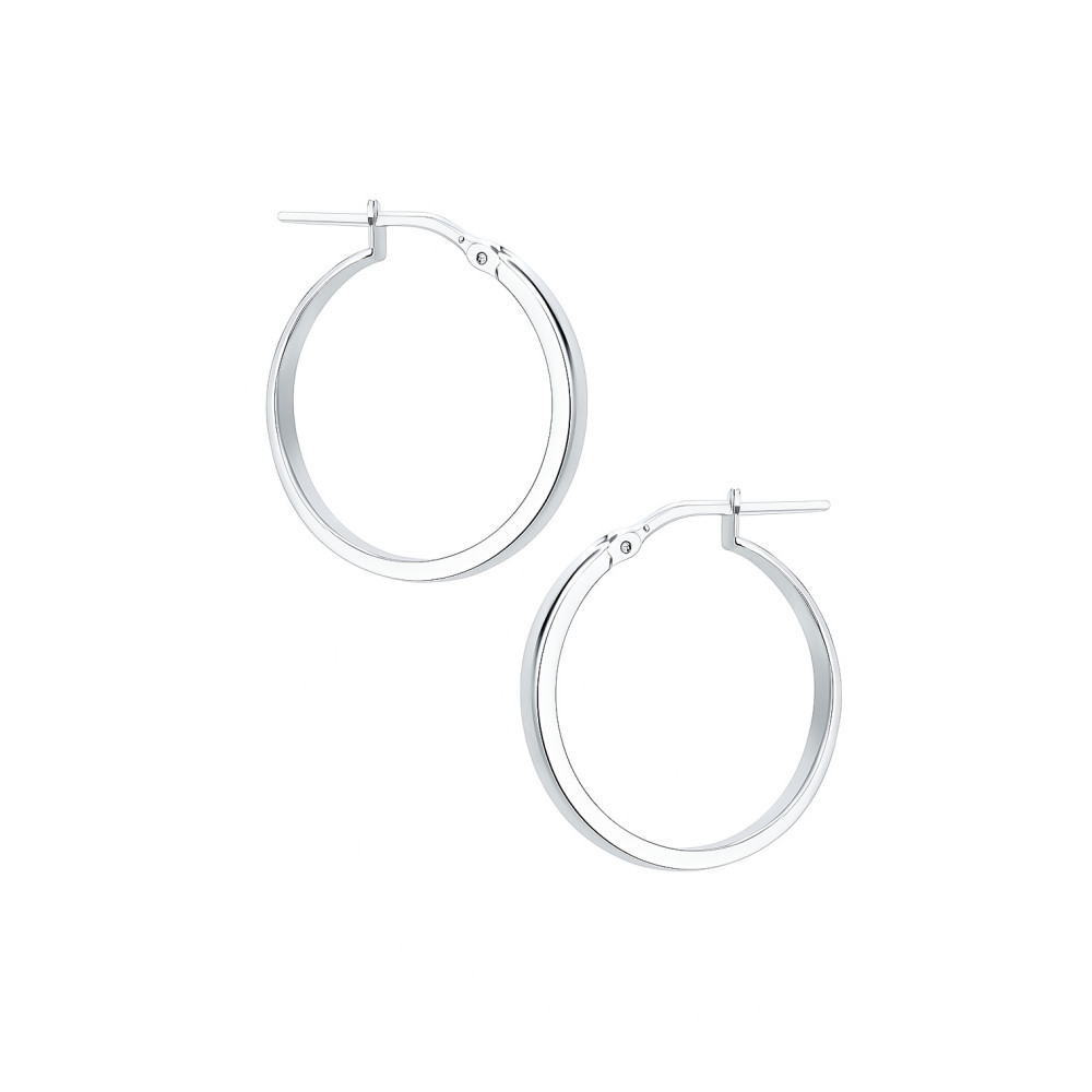 Kreis 925 Silber Ohrringe Damen