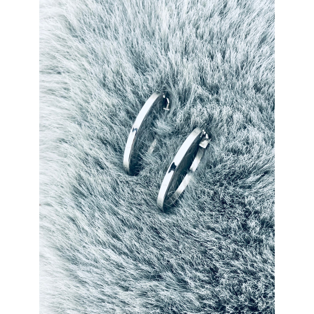 Kreis 925 Silber Ohrringe Damen