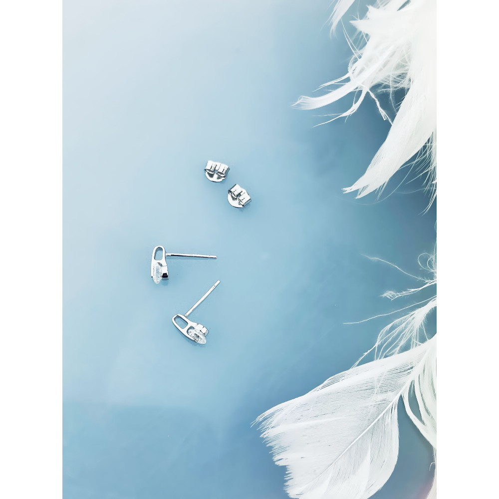 925 Silber Ohrringe mit Zirkonia