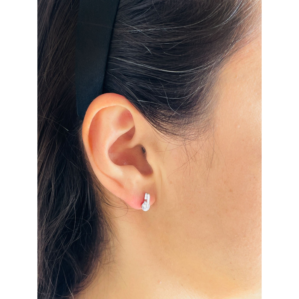 925 Silber Ohrringe mit Zirkonia