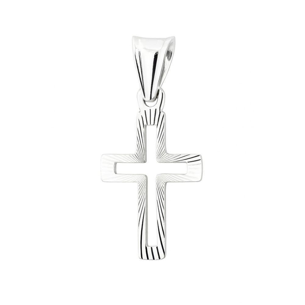 925 Silber Anhänger Kreuz Erstkommunion Taufe