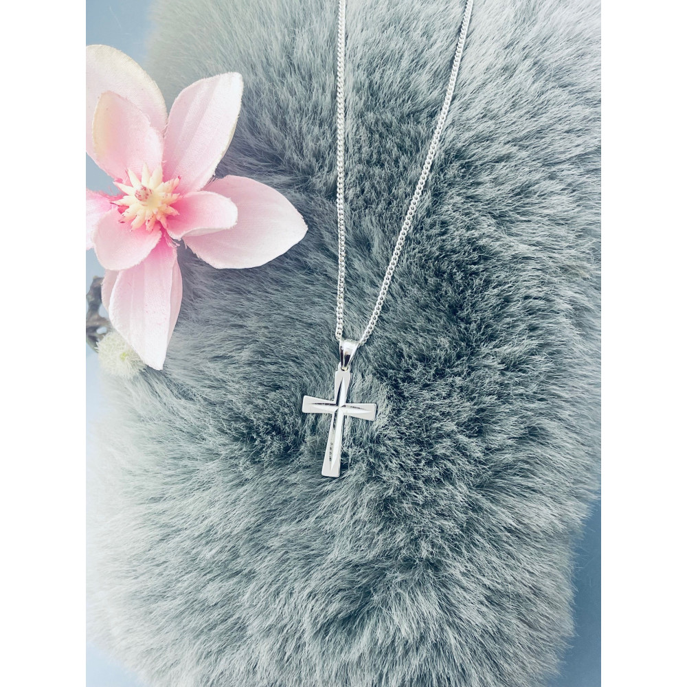 925 Silber Anhänger Kreuz