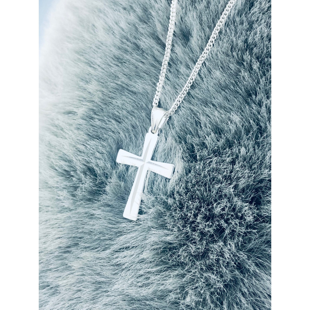 925 Silber Anhänger Kreuz