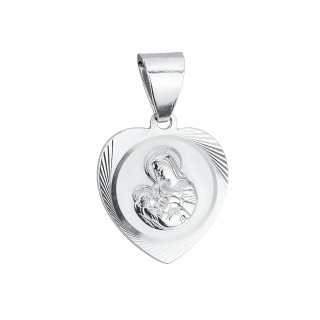 925 Silber Anhänger Madonna Maria Erstkommunion Taufe