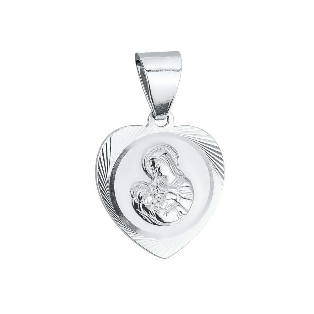 925 Silber Anhänger Madonna Maria Erstkommunion Taufe