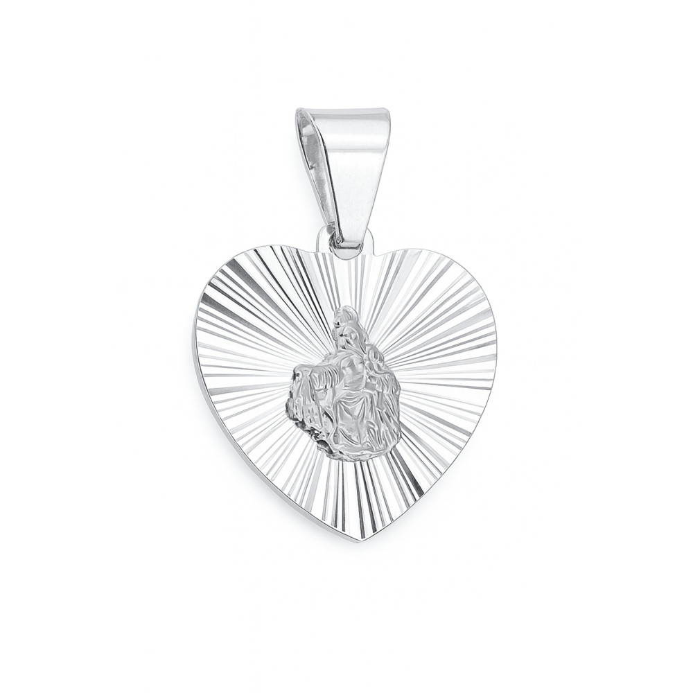 925 Silber Anhänger Madonna Maria und Jezus