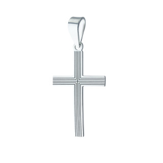 Silber Anhänger Kreuz  Erstkommunion Taufe