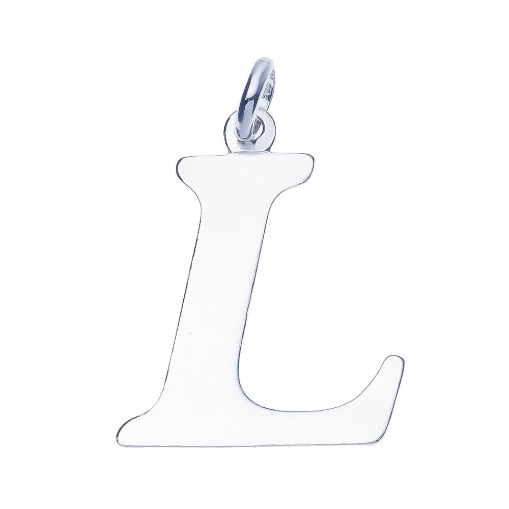 Silber Anhänger Buchstabe L Kettenanhänger