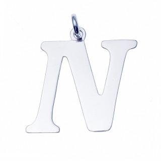 Silber Anhänger Buchstabe N Kettenanhänger
