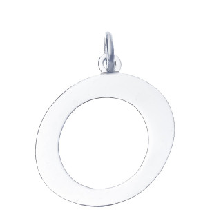Silber Anhänger Buchstabe O Kettenanhänger