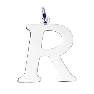 Srebrny wisiorek zawieszka literka R