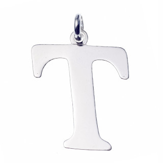 Silber Anhänger Buchstabe T Kettenanhänger