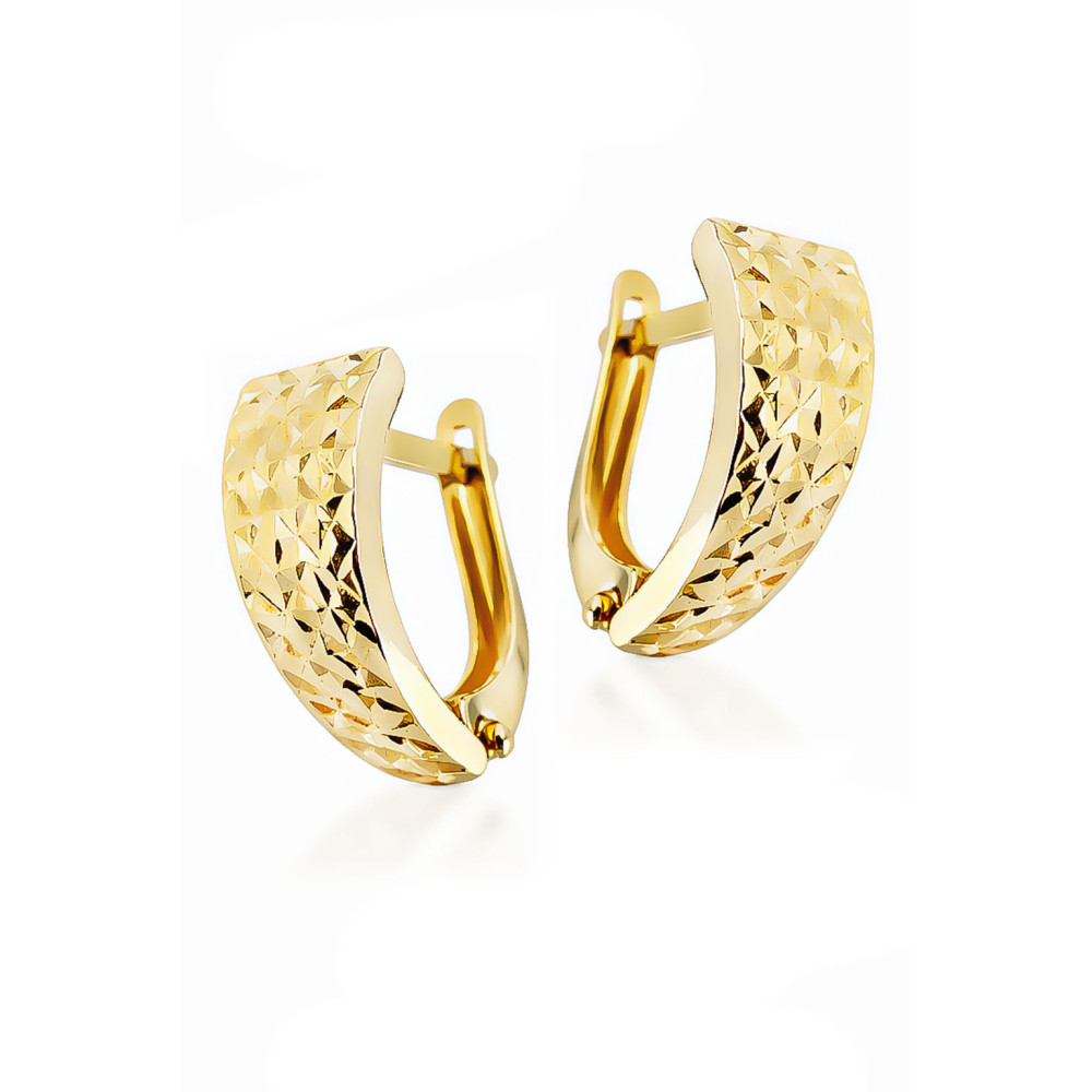 Gold Ohrringe Ohrhänger Ohrstecker Ohrschmuck Paar Gelbgold 375er