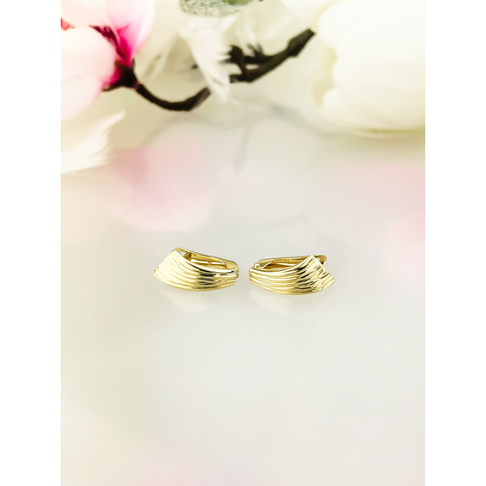 Gold Ohrringe Ohrhänger Ohrstecker Ohrschmuck Paar Gelbgold 375er