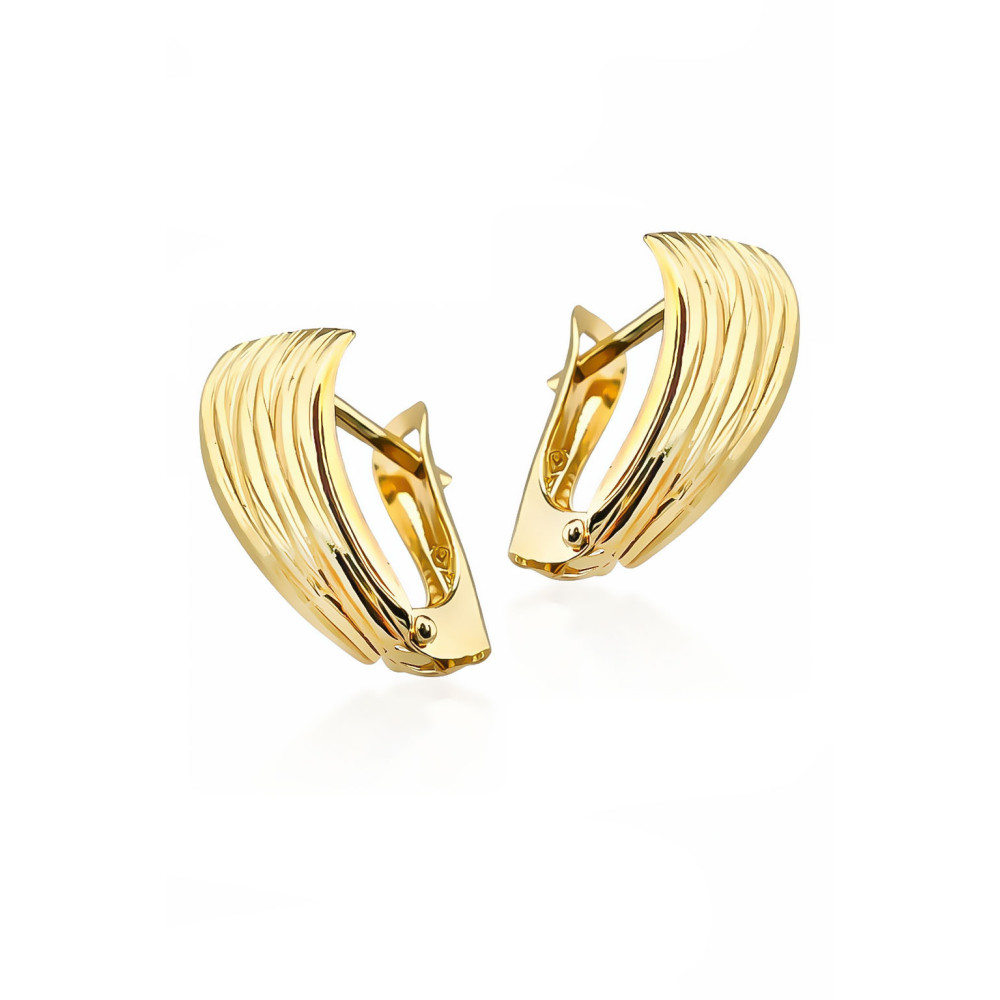 Gold Ohrringe Ohrhänger Ohrstecker Ohrschmuck Paar Gelbgold 375er