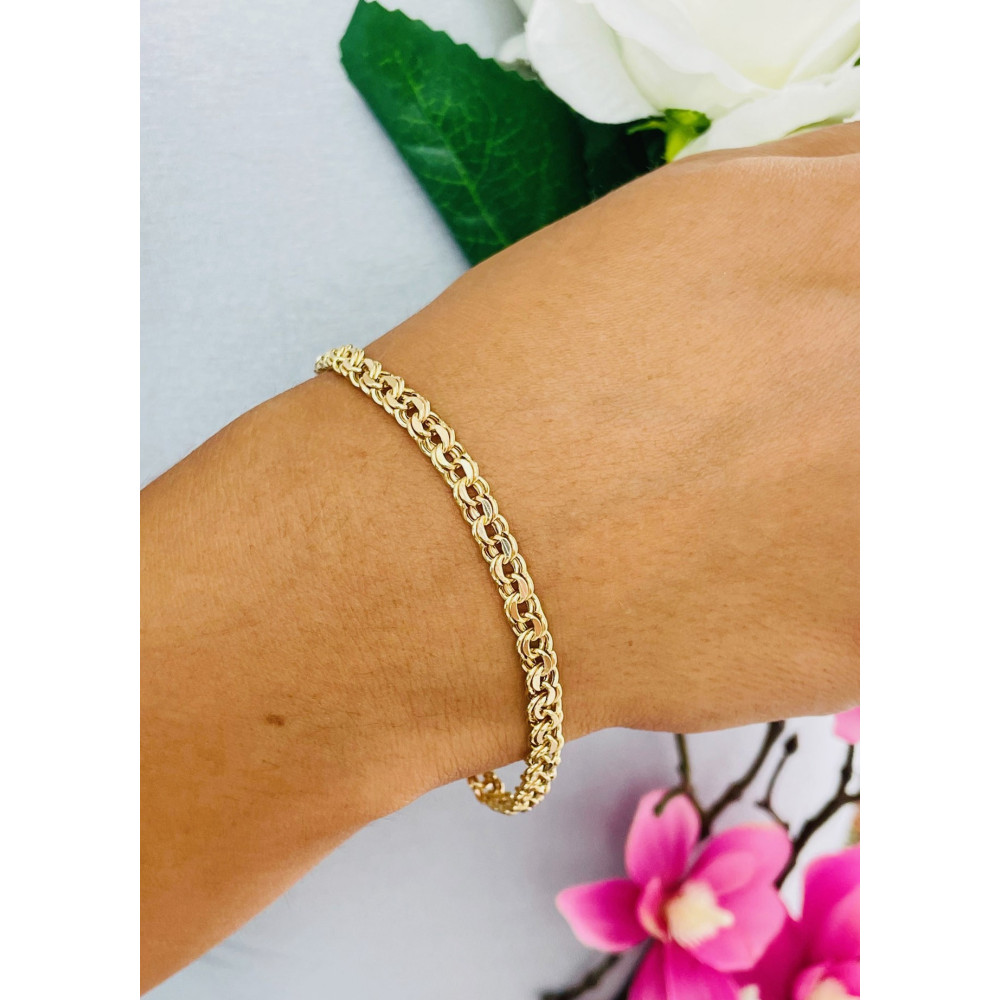 Goldarmband Armband Armkette Garibaldi Gelbgold