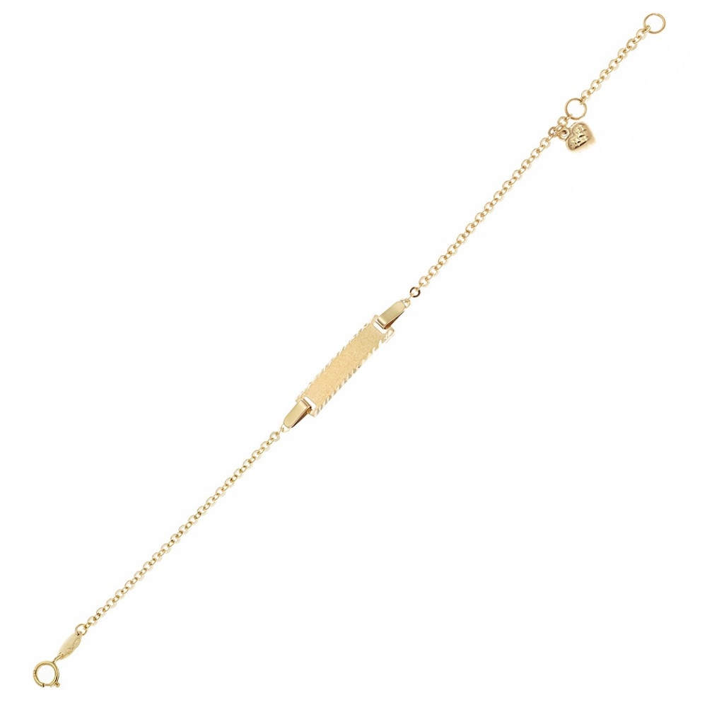 Goldarmbänd für Kinder Gold Armbänd Armkette Platte Herz