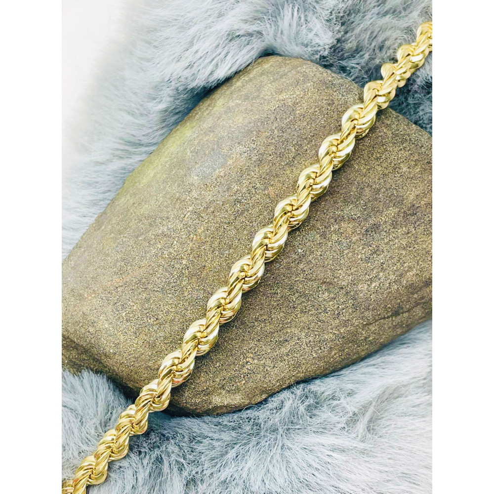 Diamondi Damen Goldarmband Rope Armbänder Kord Magic