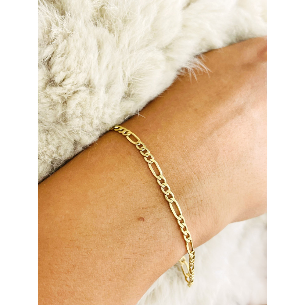 Goldarmband Armband Armkette Figarokette Gelbgold