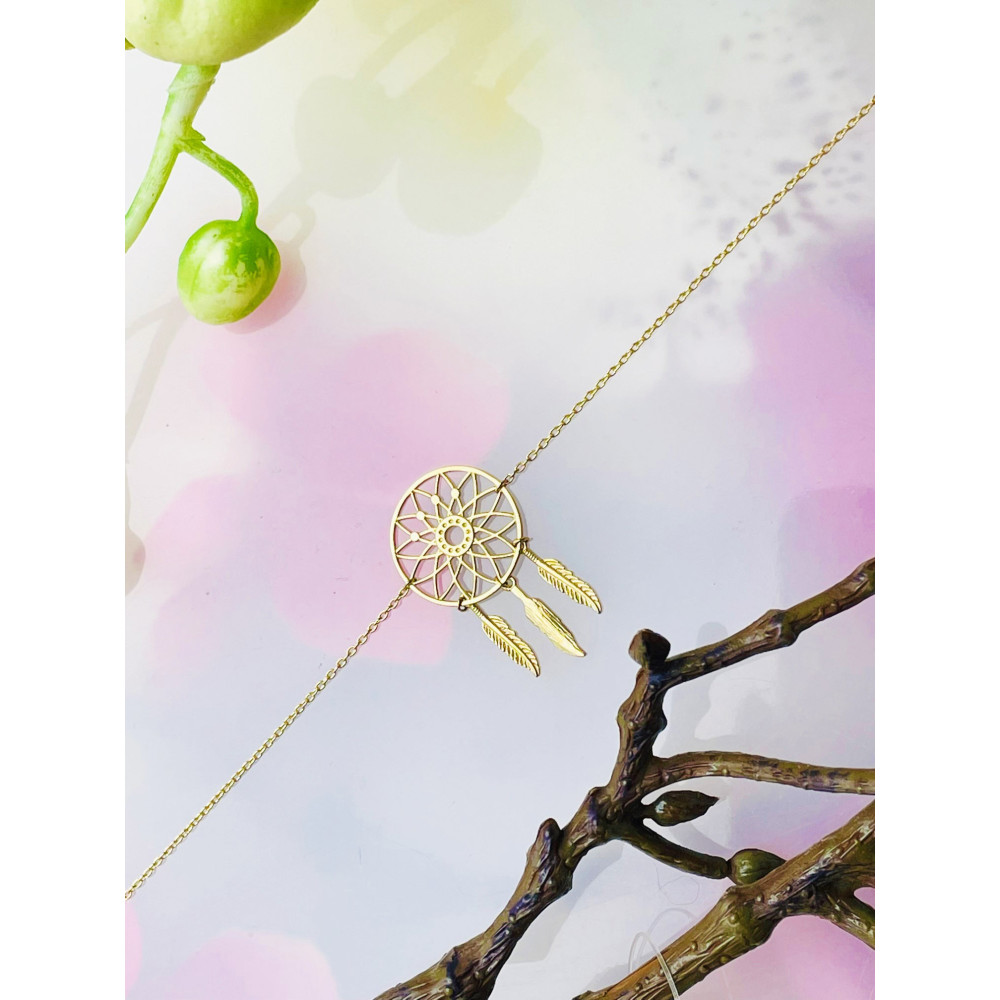 copy of Złota bransoletka celebrytka serce nieskończoność