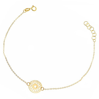 Diamondi Damen Goldarmband Armbänder Sonne