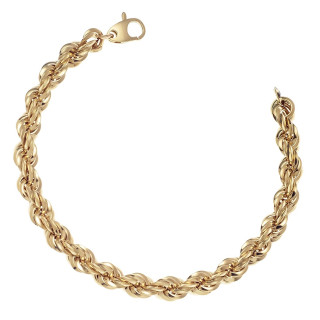 Diamondi Damen Goldarmband Rope Armbänder Kord Magic