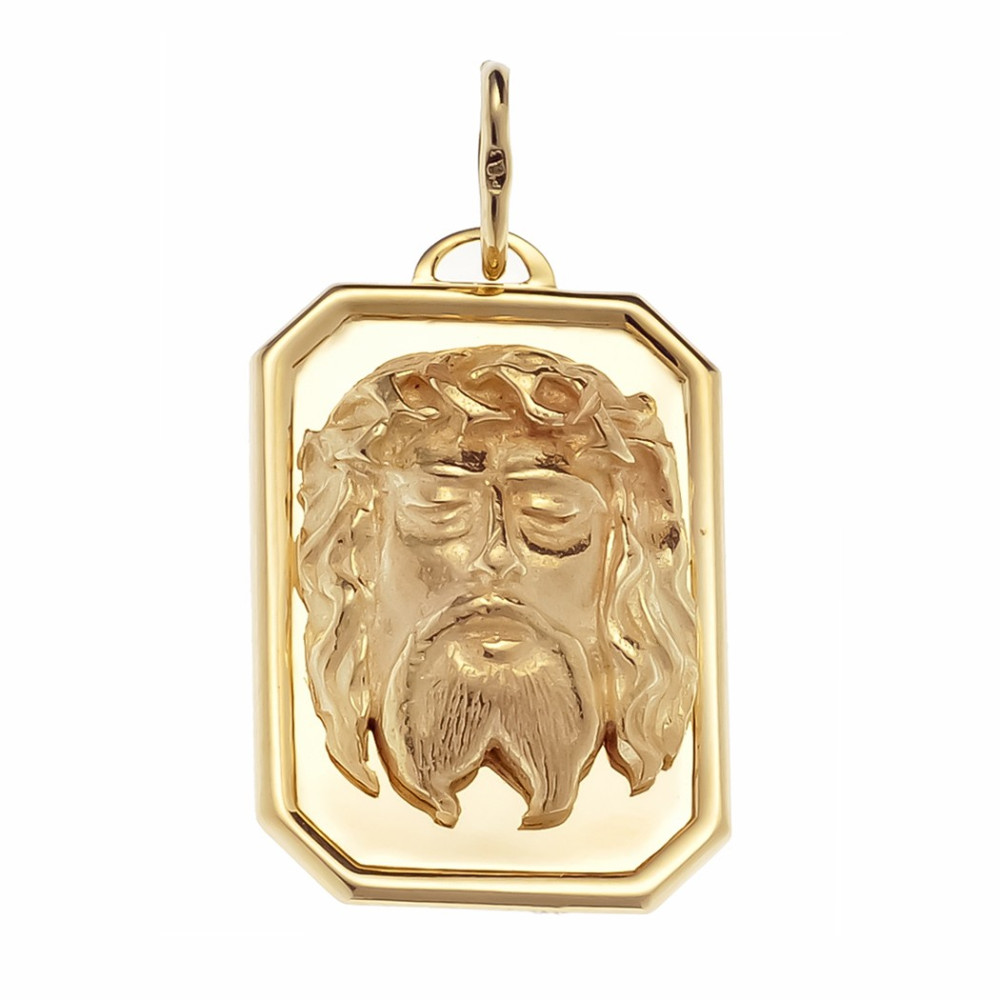 Anhänger Jesus Christus Gottes Sohn Goldanhänger Gelbgold