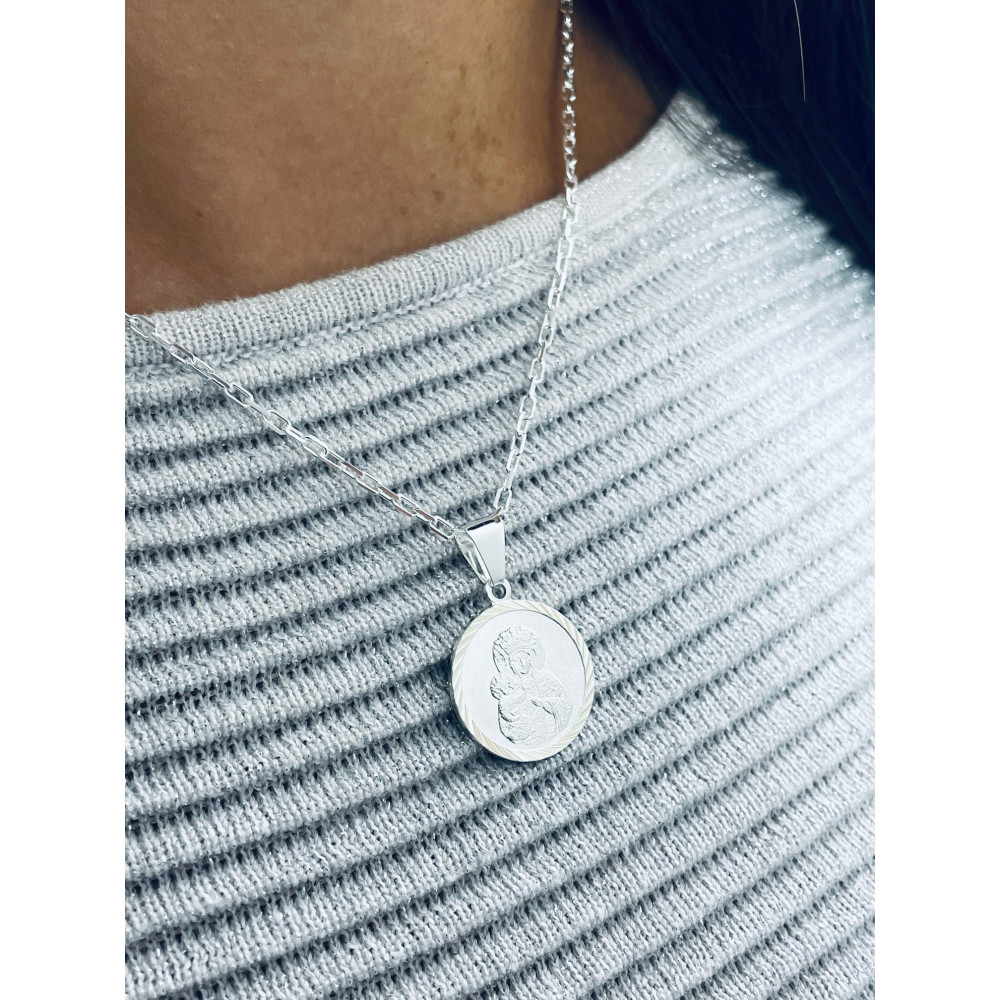 copy of Złoty wisiorek zawieszka rozeta ażurowa