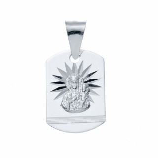 Silber Anhänger Madonna Maria mit Jesuskind Erstkommunion 925er