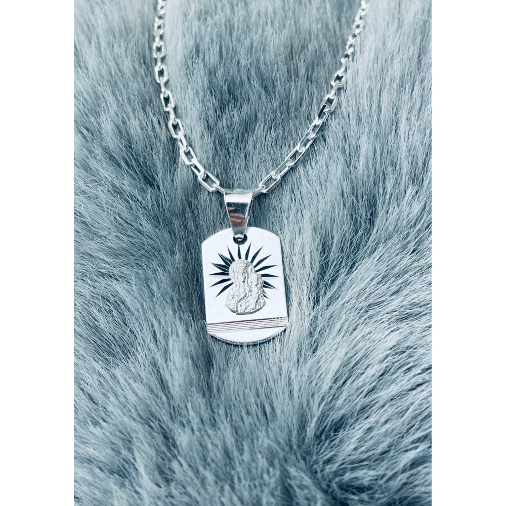 Silber Anhänger Madonna Maria mit Jesuskind Erstkommunion 925er