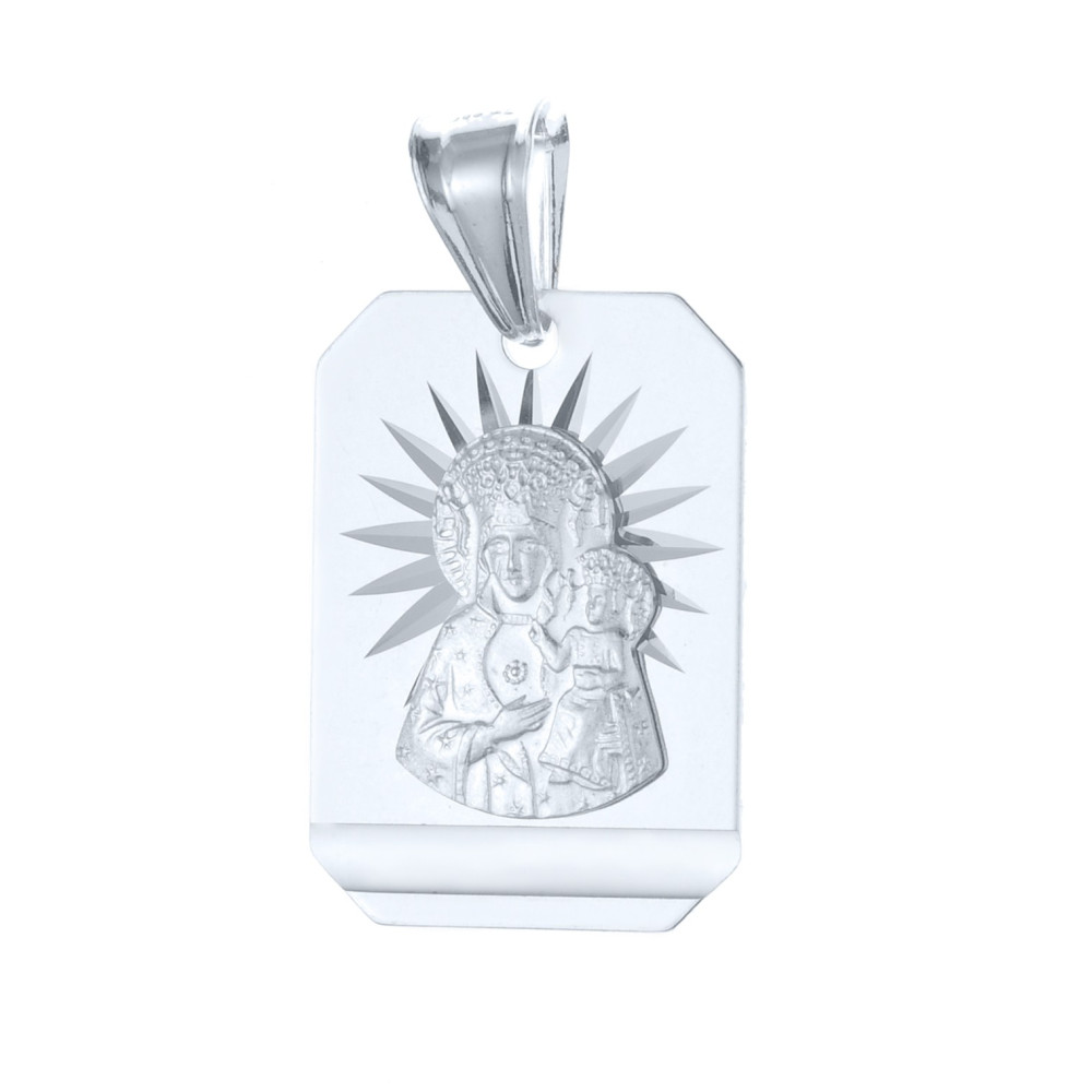 Silber Anhänger Madonna Maria mit Jesuskind Erstkommunion 925er