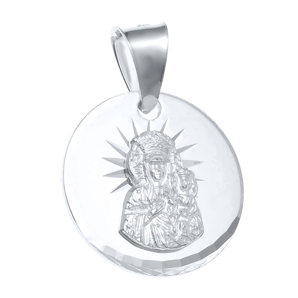 Silber Anhänger Madonna Maria mit Jesuskind Erstkommunion 925er