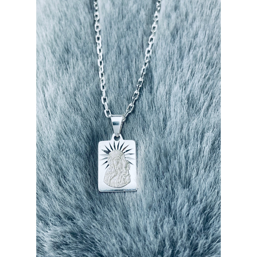 Silber Anhänger Madonna Maria mit Jesuskind Erstkommunion 925er