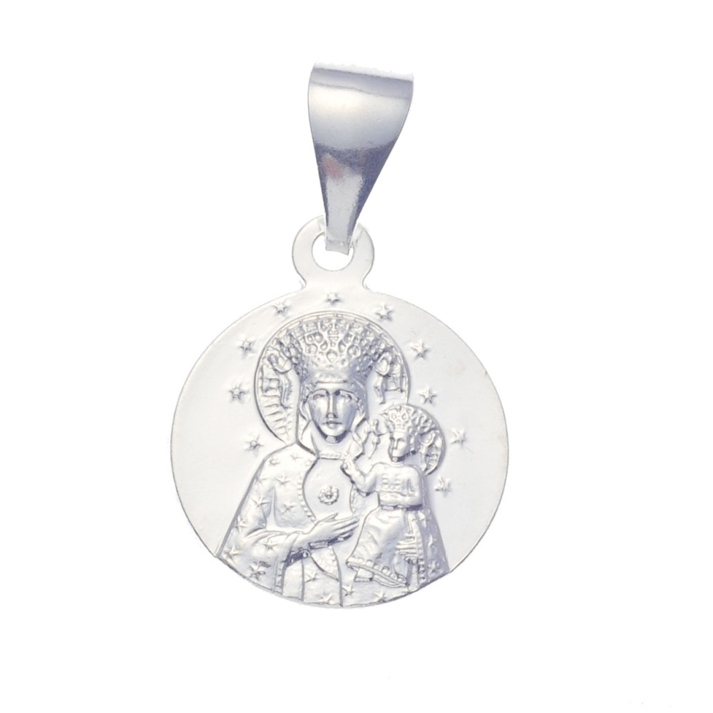 Silber Anhänger Madonna Maria mit Jesuskind Erstkommunion 925er