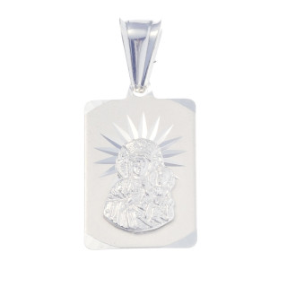 Silber Anhänger Madonna Maria mit Jesuskind Erstkommunion 925er